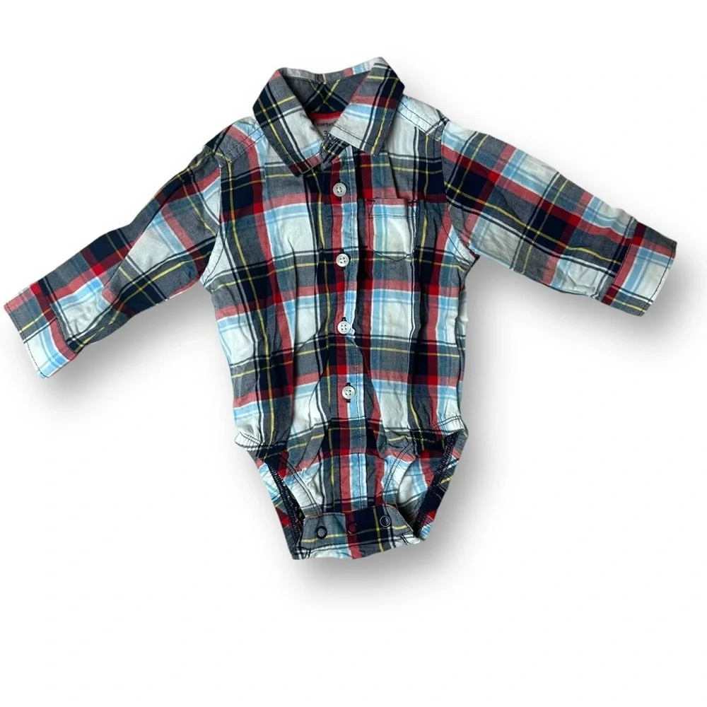 Carter's Boys' 3-Piece Dress Me Up Jean Suspender Pant Set, 3 Months
